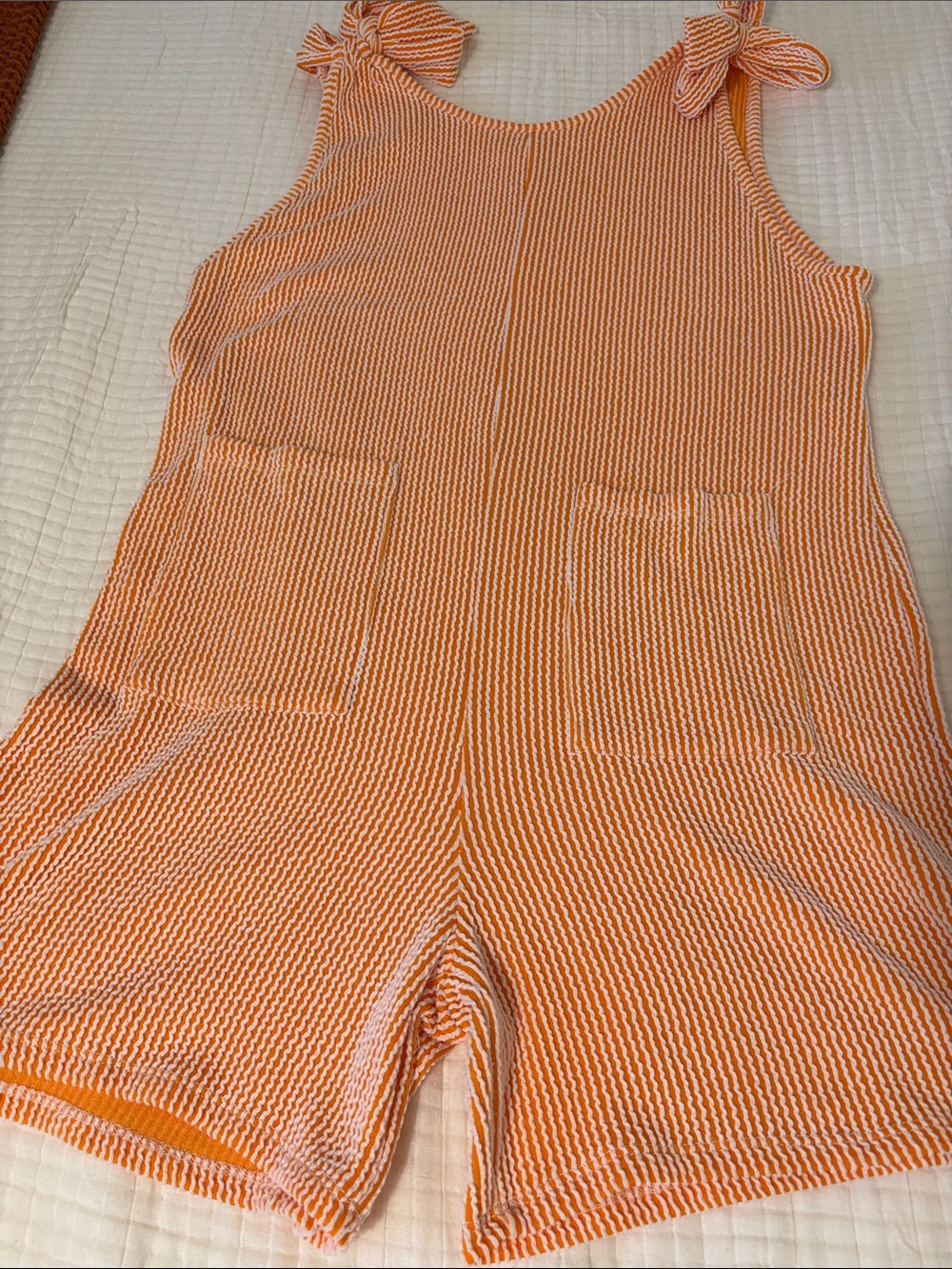 Orange Romper